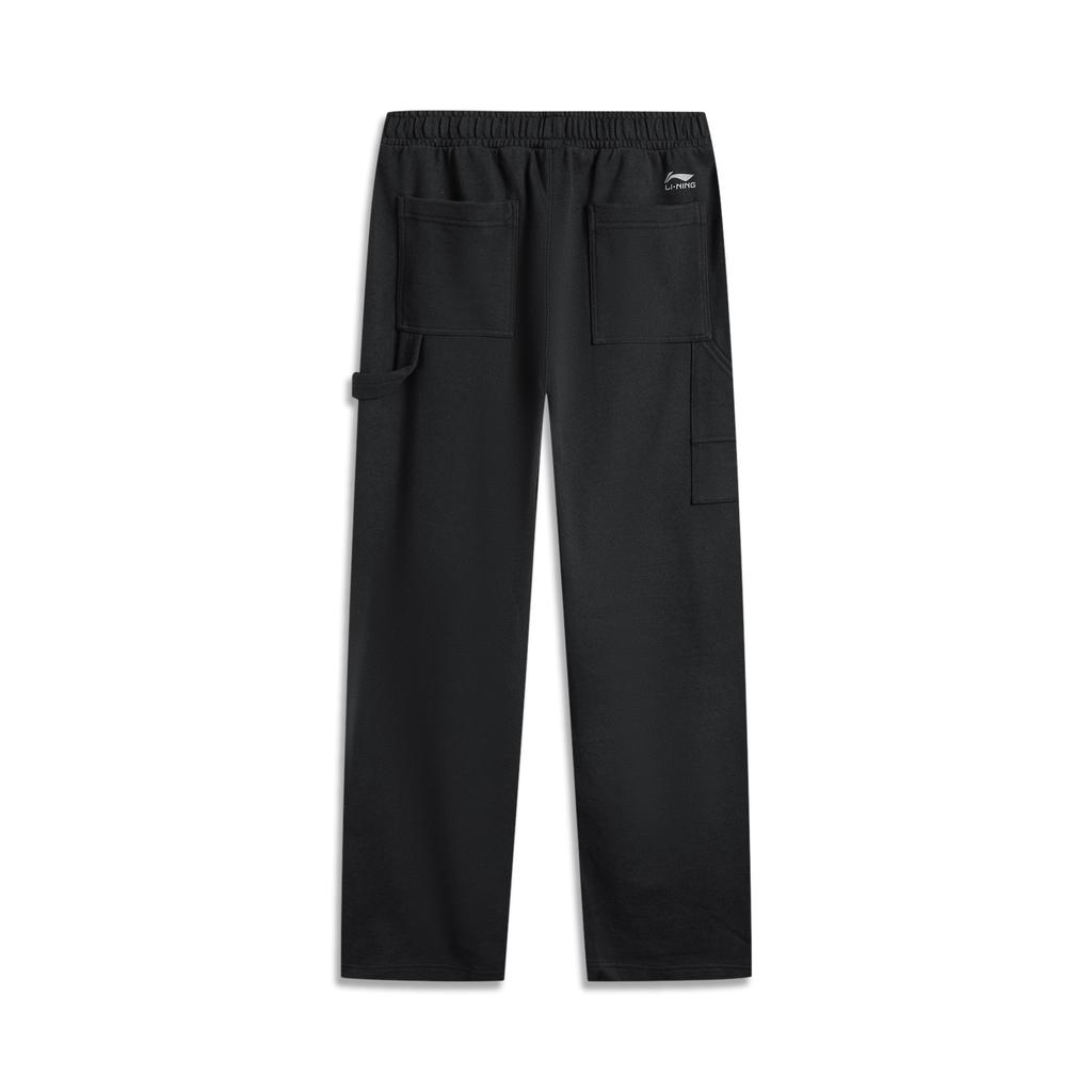 Li Ning Sports Life Collection Knitted Sweatpants Men's Black AKLV721-1