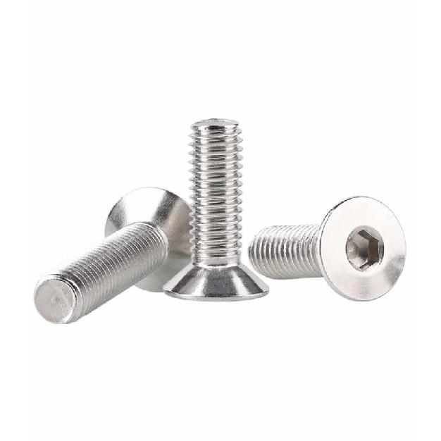 M3-0.5 X 14mm Flat Head Socket Cap Screws Bolts, Stainless Steel 18-8 (304), Bright Finish, Allen Socket Drive,Machine Screws Inner Hex Screw