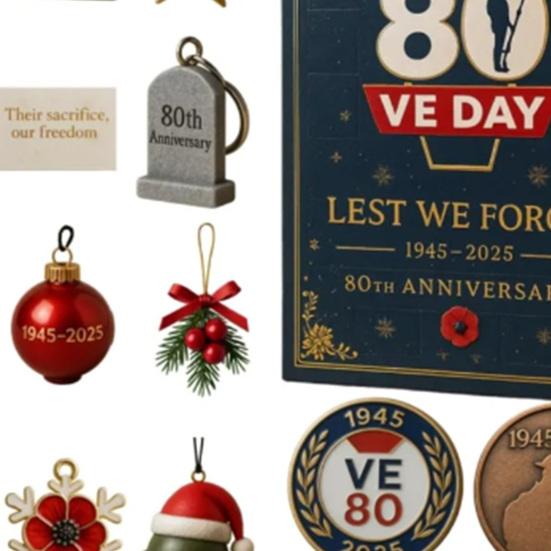 Tommy 80th Anniversary Advent Calendar 24-Day Countdown Box Multifunctional Holiday Decoration for Excitement Daily Entertainment