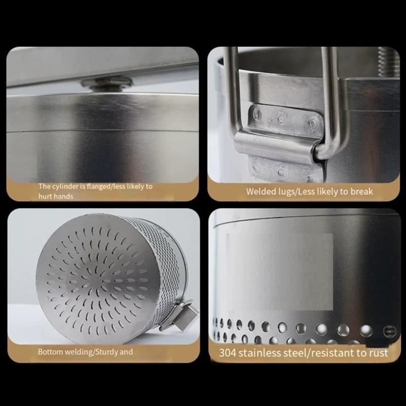 Professional Stainless Steel Manual Press Suitable for Vegetable and Meat Dehydration Featuring Residues Filter Design