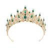 Queen Crown Rhinestone Birthday Headband - Alloy Bride Party Tiara Hair Accessory