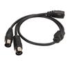Flexible Sound Connecting Cable Plug and Play DIN 5 Pin Y Splitter  Sound Equipment