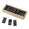 Double-Six-Dominosteine mit Holzkassette Marke Neun Schachspiel Pai Gow Paigow Poker