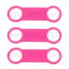 Wholesale 20PCS Pet Identity Silicone Blank Dog Accessories Matching Collar Anti-loss Nameplate Cat Stretch Rubber 3