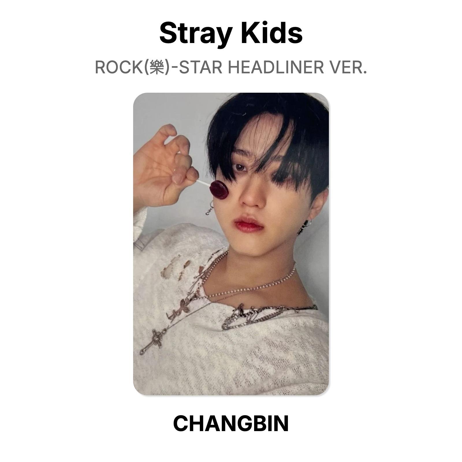 Stray Kids ROCK()-STAR HEADLINER VER. Official Photocard CHANGBIN