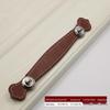 Brown Leather Handle for European Modern Cabinets and Wardrobes