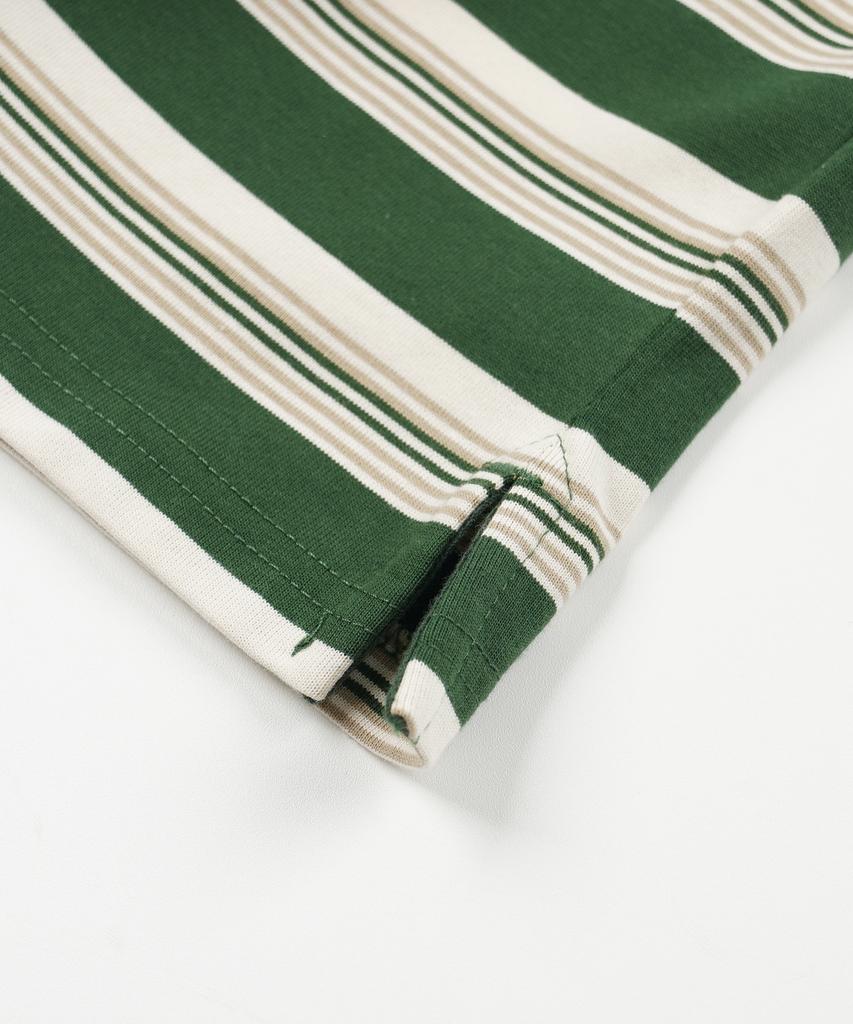 FRIZMWORKS Block Stripe Long Sleeve Tee _ Dark Green