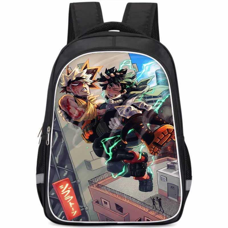 My Hero Academia Large Capacity Lightweight Oxford Fabric Backpack For Kids