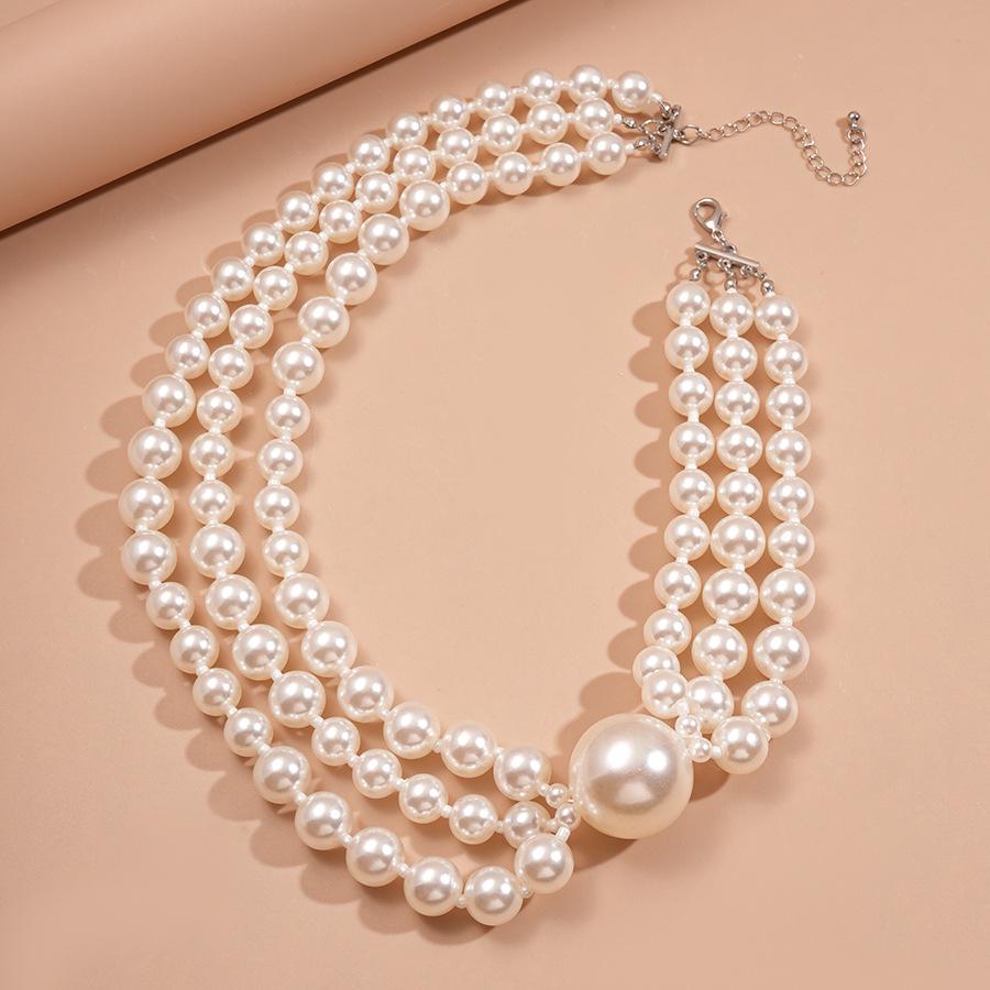 

Висококласне багатошарове намисто з перлів з китицями - Європейський та американський дизайн