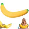 Bananen Quetschspielzeug, 2026 Neues Riesiges Bananen Quetschspielzeug, Bananen Quetschies Jumbo, Weiche Jumbo Quetschies Bananen Spielzeug zur Stressbewältigung und Verbesserung, 17 Zoll