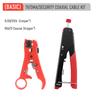 Coaxial Cable Crimper Tool Kit for RG59/58/6,BNC,RCA Connectors Cable Crimping Pliers Set with  Wire Stripper for TV Video Audio