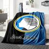 1pc Atalanta Bergame Blanket with Custom Name, Gift, for Men and Women, Soft Blanket, Good for Sofa Bed Couch Travel, Lightweight Flannel Blanket