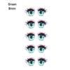 10 Pair Cartoon Crystal Eyes Stickers For Doll Eyes Accessories Anime Figurine Doll Face Organ Paster Eye Chips Paper
