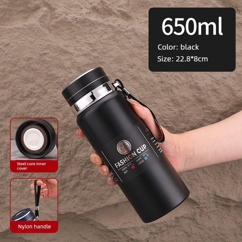 High-Looking, Large-Capacity Thermos Cup for Men and Women, Car-Mounted Tea Cup, 2026 Latest Model, 316 Stainless Steel Water Cup, 800ml