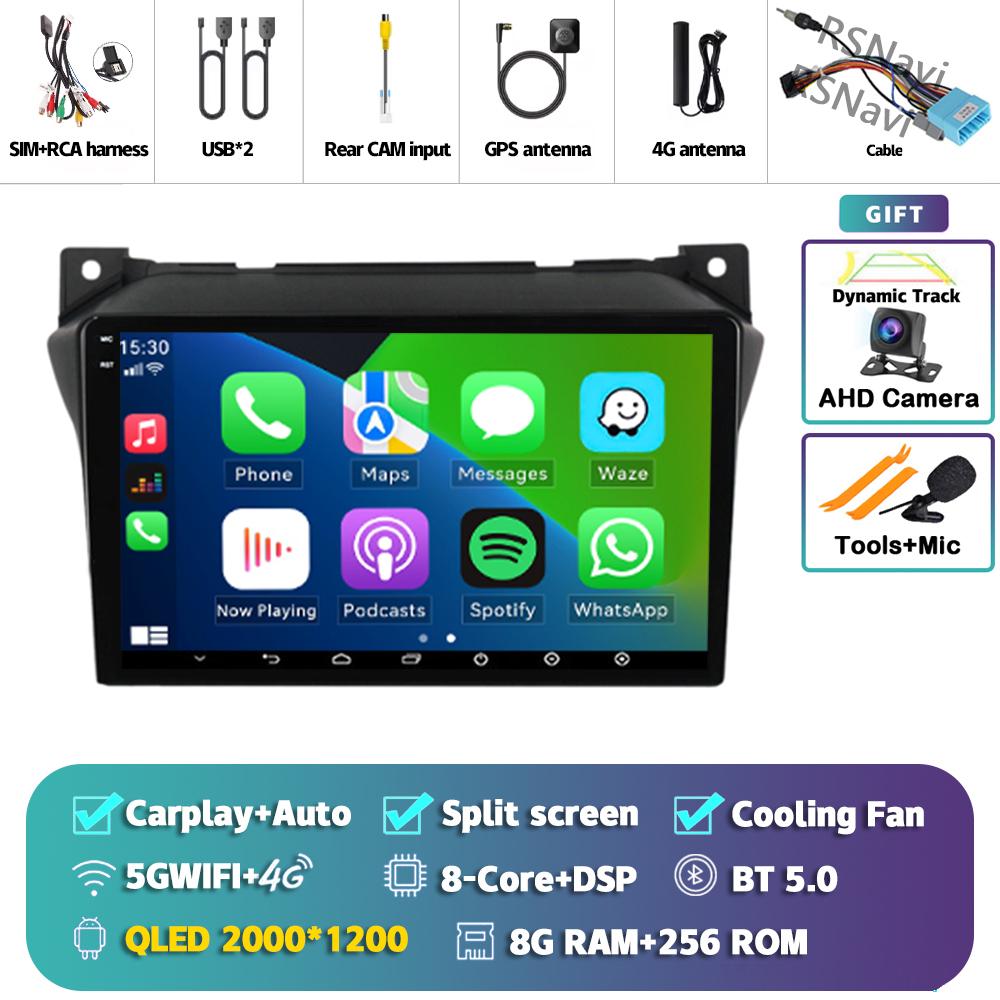 Android 14 Carplay Auto For Suzuki Alto 2009 - 2016 Car Radio Player Multimedia stereo AI Voice 360 Camera Navigation Video 2Din