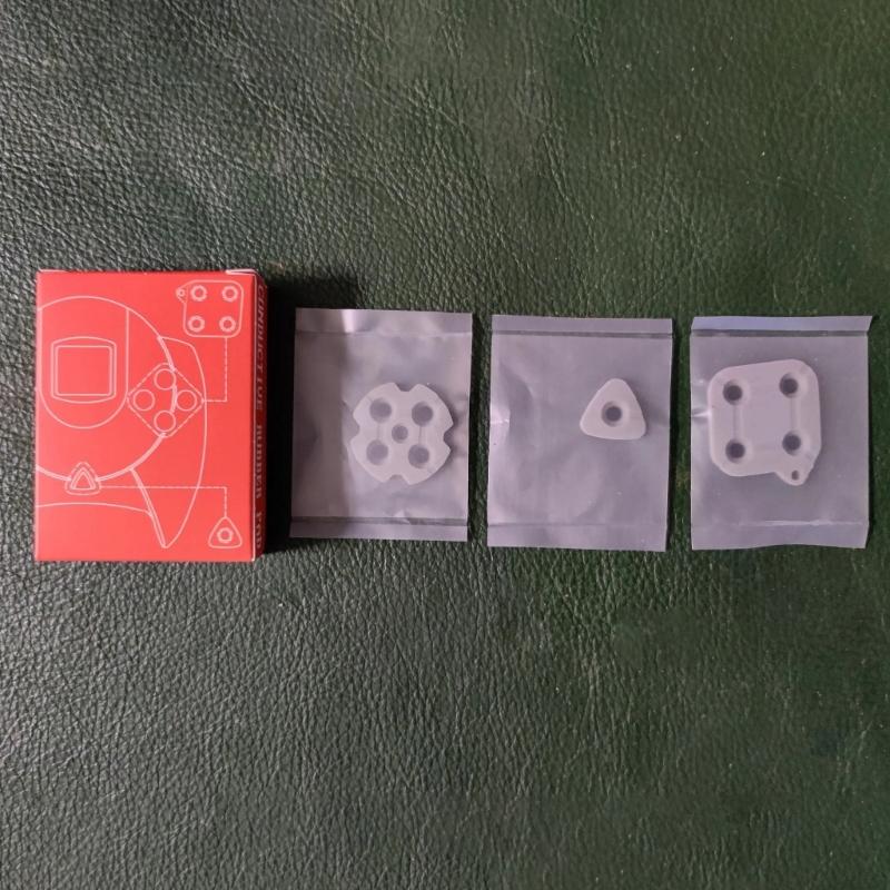 Conductive Rubber Buttons For  Dream Cast DC Game Controller D Pad Adhesive Rubber Buttons Repair Replacement