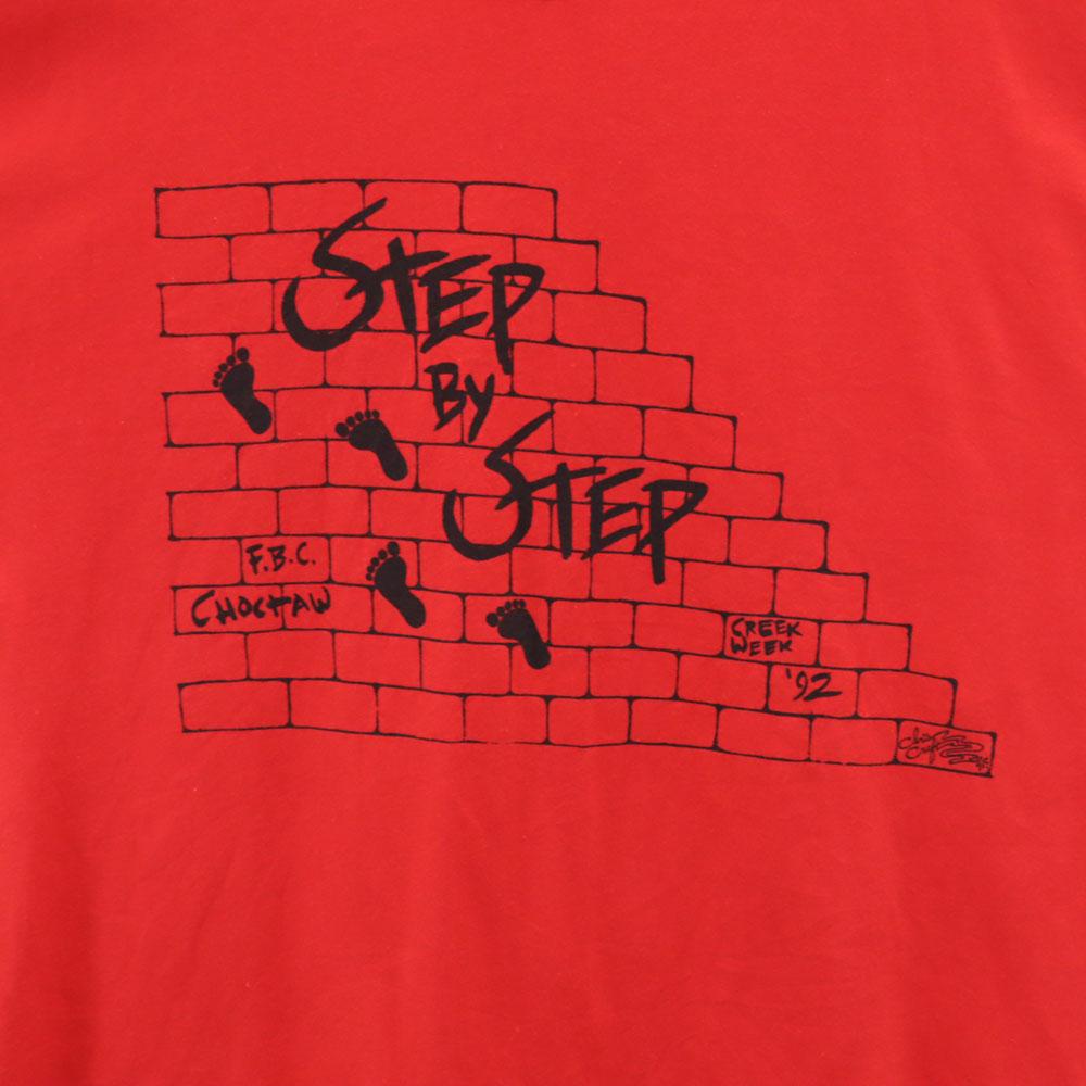 Hanes 90s Made in USA Old Print Short sleeve T-shirt XL Red Men's Used