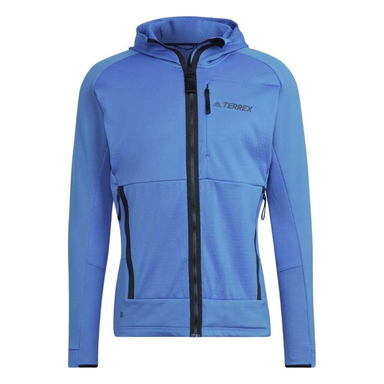 

Adidas Tech Fleece Comfortable Hooded Sports Breathable Jacket Men Jackets Blue H51483 M