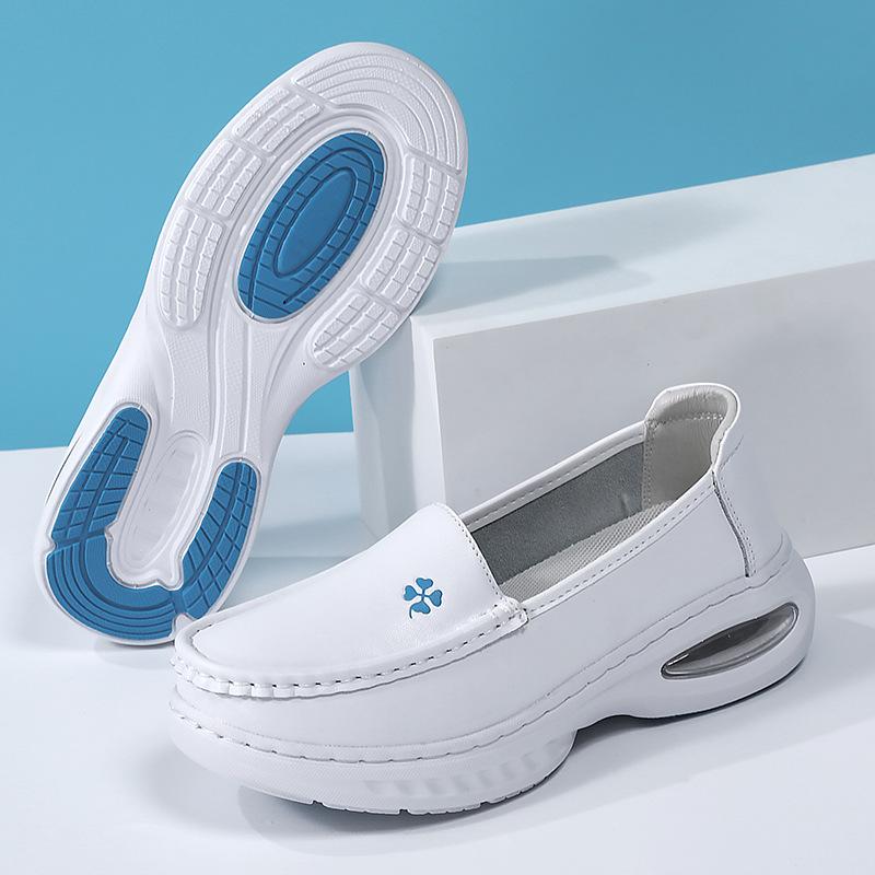 Fashion Women Work Shoes Comfortable for Work Summer Women Slip on Platform Breathable Flats Shoes Zapatos De Mujer Plus Size 34-42