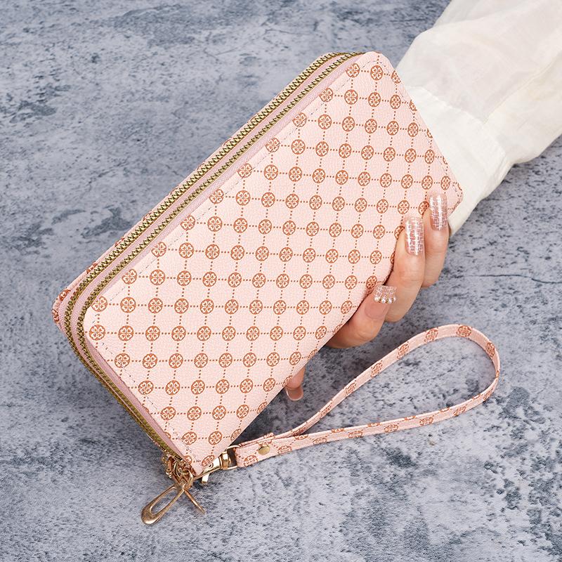 

Bag women s flower long purse clutch bag mobile phone bag coin purse multifunctional card bag zipper purse