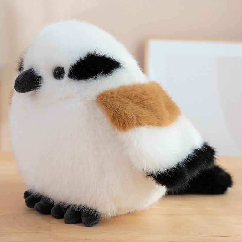 Simulation Bird Plush Toy Pendant Cute Keychain Student Backpack Schoolbag Pendant Parrot Doll