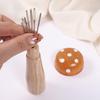 Sewing Knit Patch Tools Darning Mushroom Patchworks Tool Mending Pants Clothes Weaving Crafts Needle Holder Thread Darning Tool