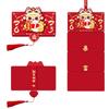 Chinese Style 2025 Snake Year Red Envelopes Folding Lucky Money Pocket  Spring Festival Supplies