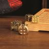 Retro Brass Dice – Creative Bronze Design for Nightclubs and Bars