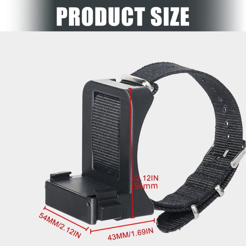 Ergonomic Wrist Strap Holder for Go 3S Action Cameras Images Transmission Wristband Secures Fit &Rapid Installation