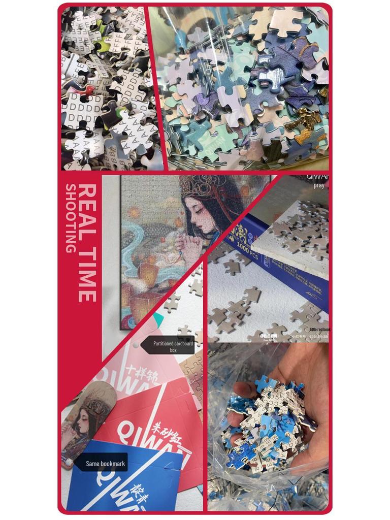 Qiwan 1000-Piece Animal & Landscape Jigsaw Puzzles for Adults & Kids