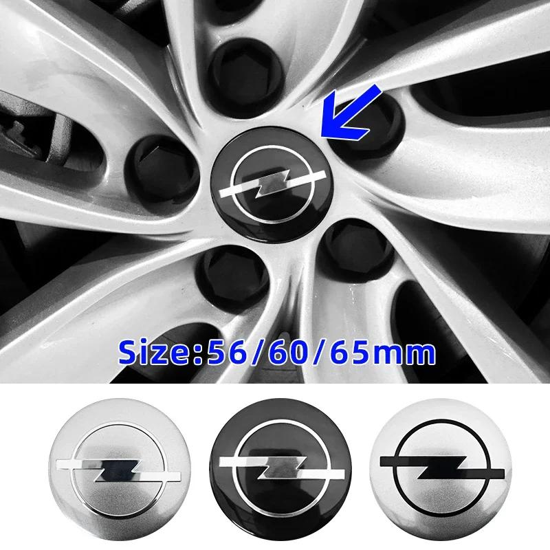 3D 4pcs 56mm 60mm 65mm Car Wheel Center Hub Cap Stickers Decal For Opel Insignia Astra J F Antara Meriva Zafira H G Corsa Vectra rvdf05