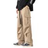 Spring and autumn new men's multi-pocket elastic tooling casual pants trendy straight stylish pants