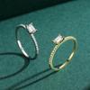 Tancise Classic 925 Sterling Silver Zirkónový prsteň Dámske šperky Svadobný darček na párty