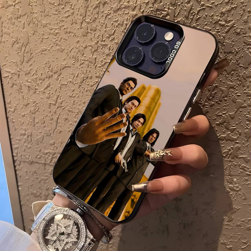 Hra Yakuza 0 pro iPhone 17,16,15,14,13,12,11,Mini,Pro,E,SE4,XS,MAX Černý matný kryt Candy