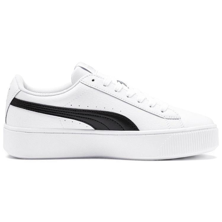 (WMNS) PUMA Vikky Stacked 'White Black' Women's 369143-07