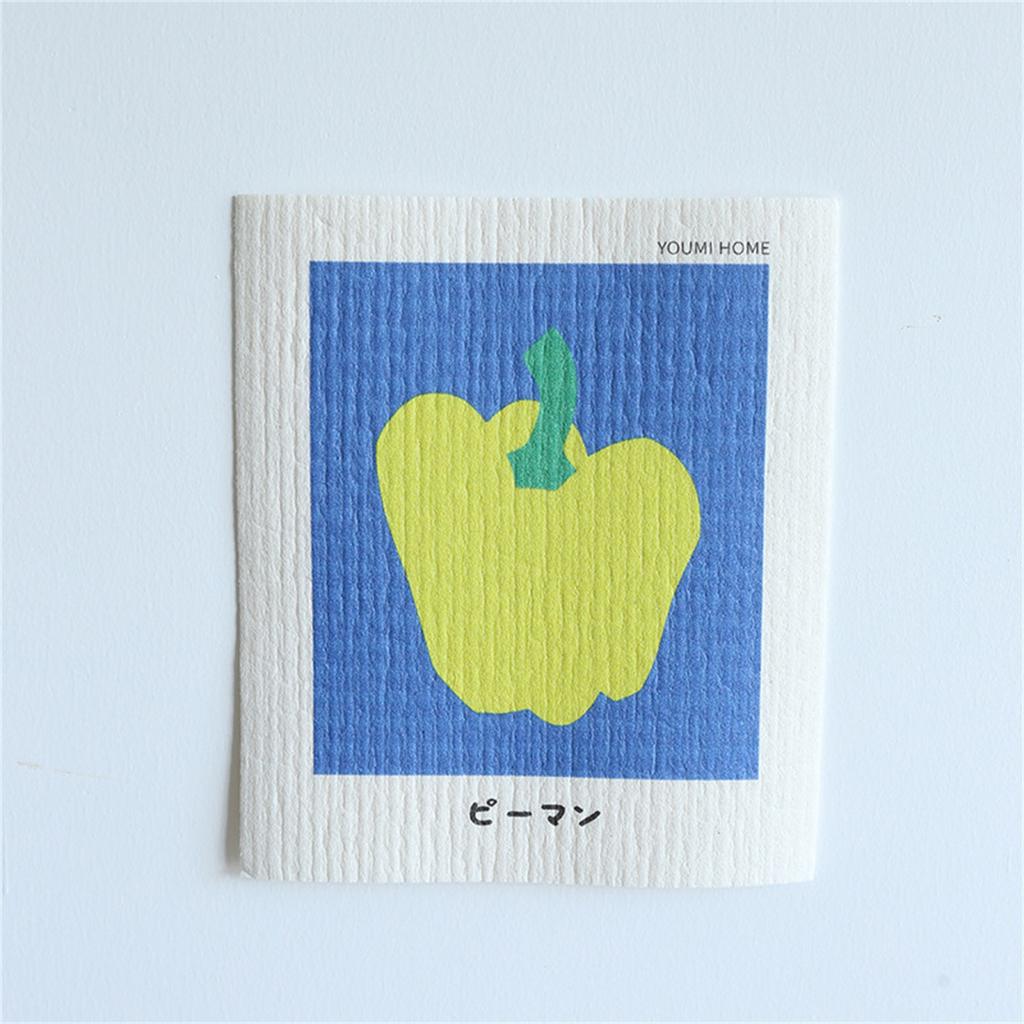 Reusable Paper Towels Dish Cloths For Washing Dishes Wood Pulp Cotton Dishcloth Dish Rags For Kitchen