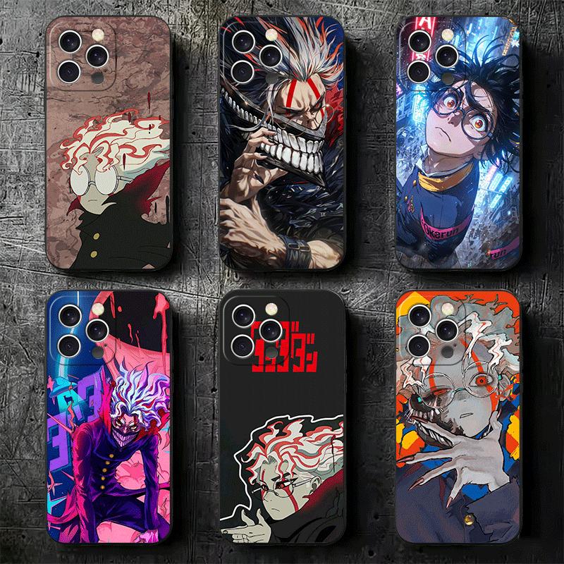 D-Dandadans Okarun Anime Soft Phone Case for iPhone 16 16E 17 Air 15 Pro Max 14 Plus 13 Mini 11 12 7 Black Cover Back Shell