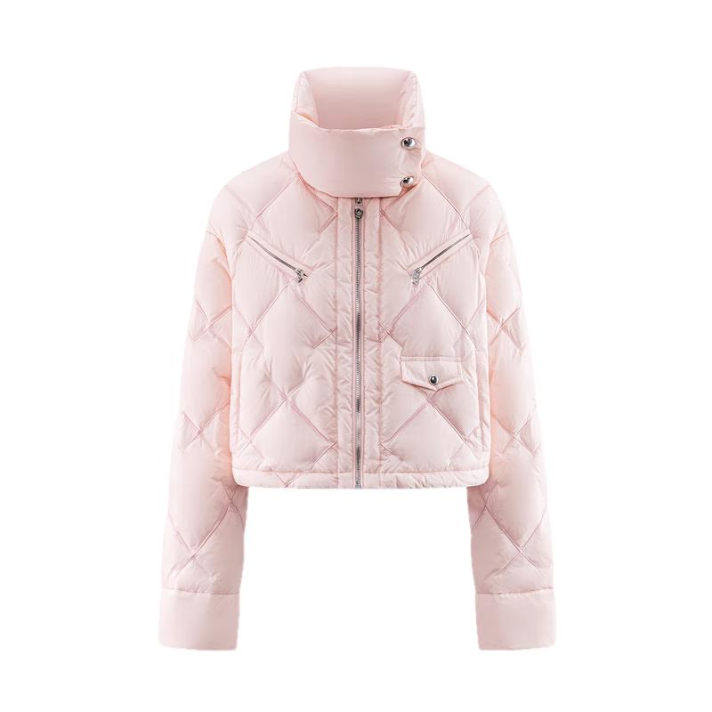 Aolaiyi Women's Embroidered Short Down Jacket