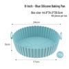 Durable Silicone Heat-Resistant Reusable Baking Tray for Air Fryers