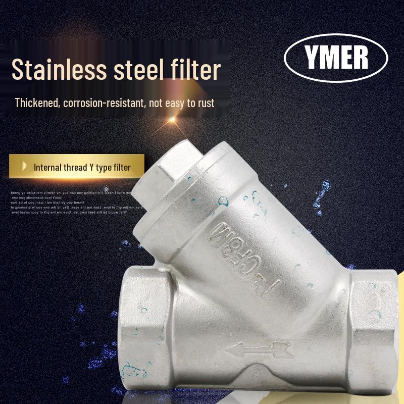 Stainless Steel Y-Type Inner Thread Filter Valve