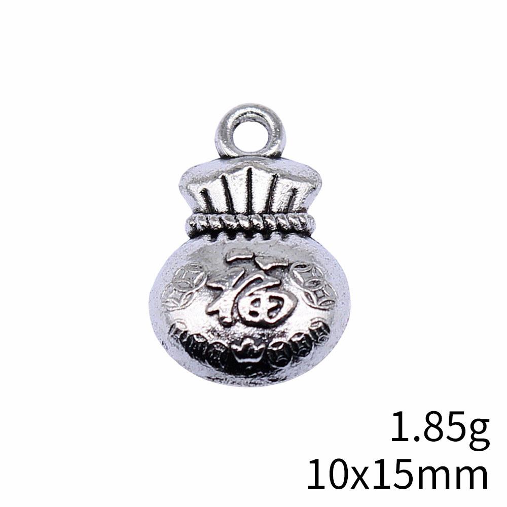 Valentine's Day Charms For Necklace Chinese Knot Chinese Character Charms Pendant Women's Bag Pendant Accessories