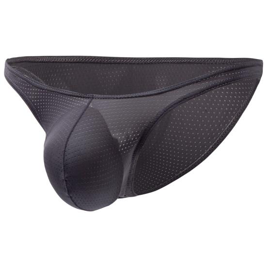 Men Underpants Highly Elastic Breathable Non-Fading Low Waist Friendly To Skin Moisture Wicking Nylon Stretchy Mesh Men Briefs Bikini Underpants