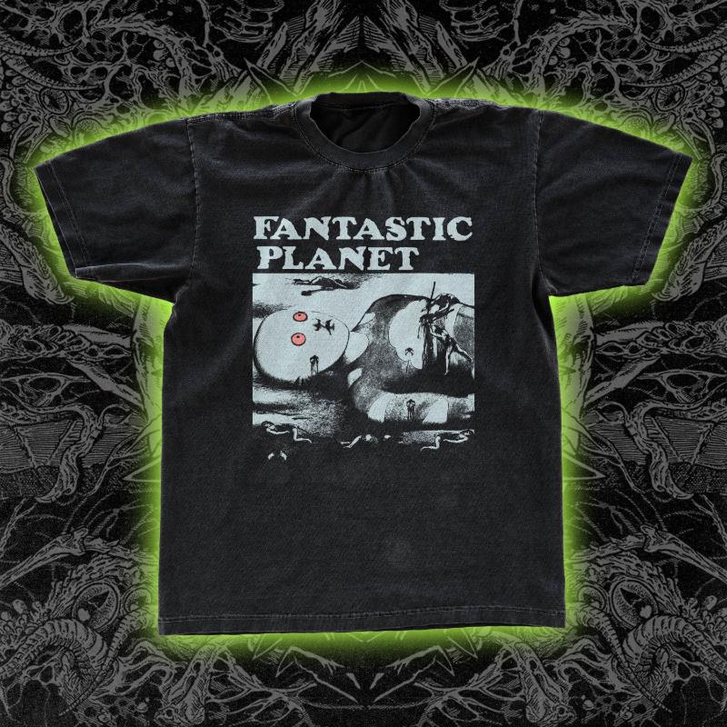 

Fantastic Planet Classic Tee New SpringSummer Arrivals Regular Fit Casual Unisex Women S