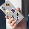10/50PCS Halloween Cat Stickers Witchy Gothic Black Cat Witch Moon Tarot Boho Halloween Cute Stickers Scrapbook Bottle Phone Graffiti Sticker