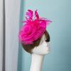 British Styles Women's Fascinator Beautiful Linen Brida Headwears Delicate Hat Adornment For Stylish Appearance