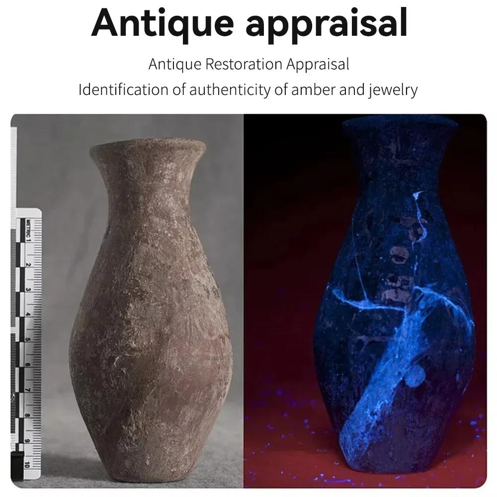 395nm UV Pen FLaslight,Blacklight Flashlight W/ Clip Portable Detector for Hotel/Pet Urine/Bed Bugs/Camping(AAA Battery Powered)