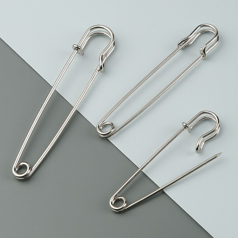 10pcs Metal Brooch Pins 3 Colors Accessory Base Hook High Quality Craft Making Materials  DIY