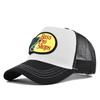 Cappellino a Rete con Visiera Curva e Ricamo a Punto Croce - Cappello da Sole Estivo