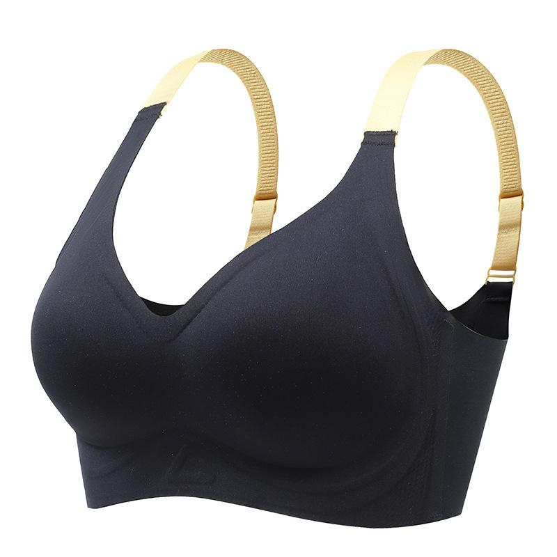 

Нижня білизна великого розміру, жіноча фіксована чашка, безшовна збірка, підгруддя, анти-провисання, ультратонкий чохол для бюстгальтера 110B чорний