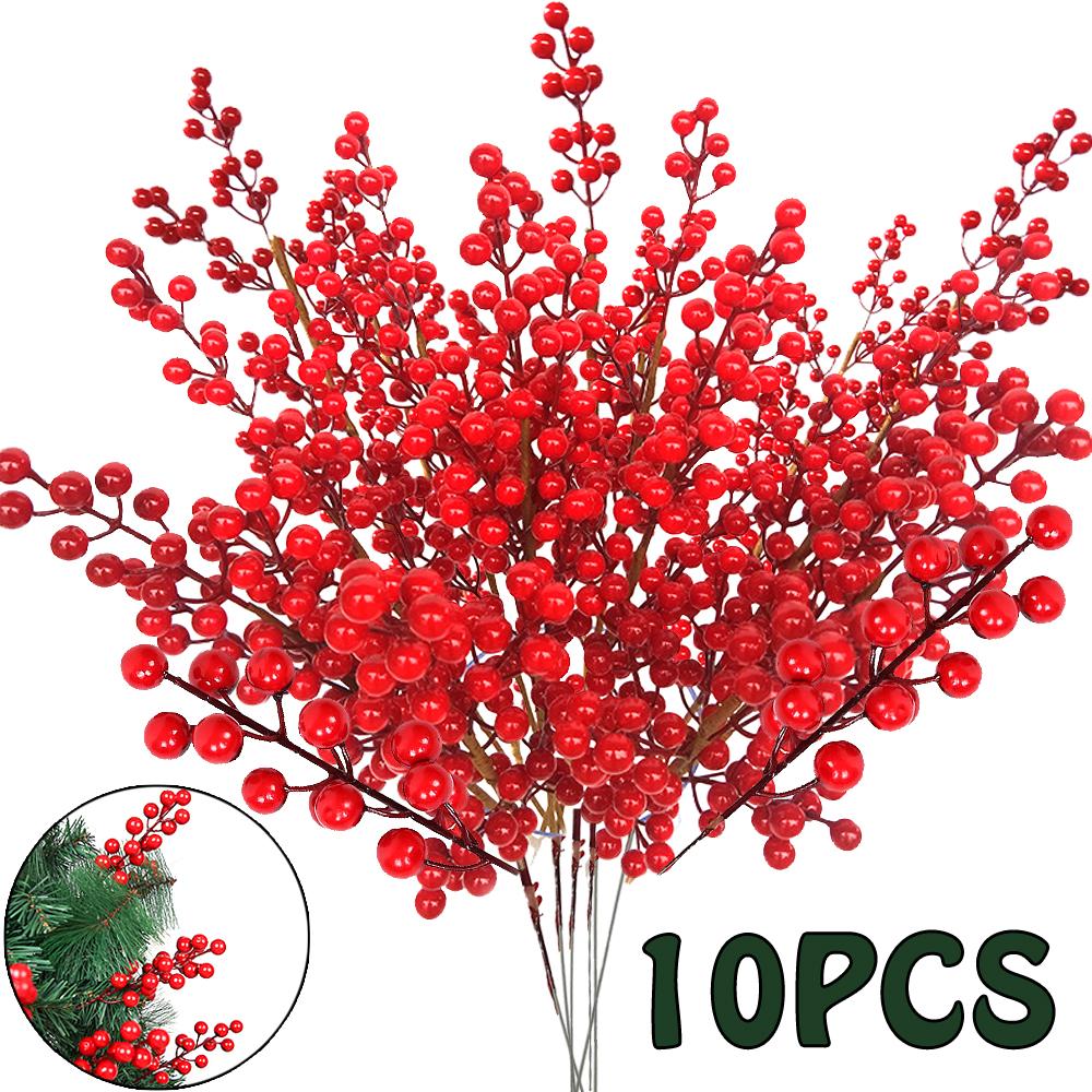 Frosted Faux Cedar Sprays for Christmas Tree, Wreath, Floral Arrangement, Vase, Winter Holiday Décor